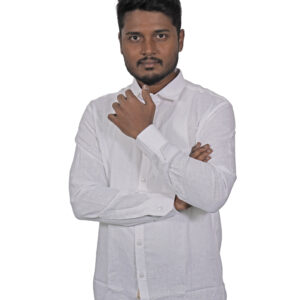 Men’s White Full Sleeve Line Shirts – Classic, Smart & Comfortable