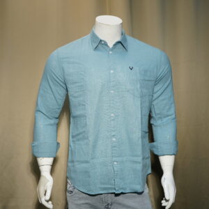 Classic Plain Blue Cotton Tee – Lightweight